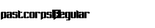 Pastcorps Regular.ttf