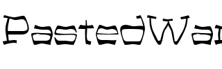 PastedWarp Regular.ttf