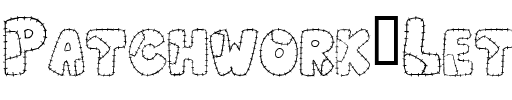 Patchwork Letter Regular.ttf