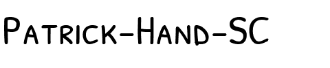 Patrick Hand SC Regular.ttf