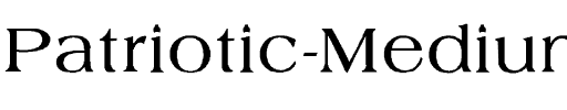 Patriotic-Medium Regular.ttf