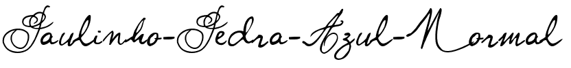 Paulinho Pedra Azul Normal.ttf