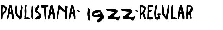 Paulistana 1922 Regular.ttf