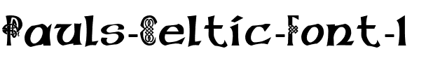 Pauls Celtic Font 1 Normal.ttf