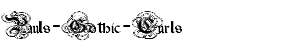 Pauls Gothic Curls Normal.ttf