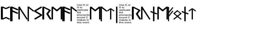 Pauls Real Celtic Rune Font Normal.ttf