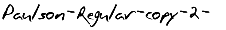 Paulson Regular.ttf