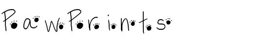 PawPrints Medium.ttf