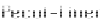 Pecot Lined Regular.ttf