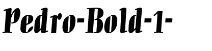 Pedro Regular.ttf