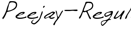 Peejay Regular.ttf