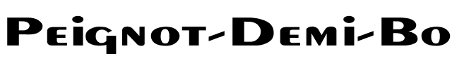Peignot-Demi-Bold Ex Regular.ttf