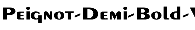 Peignot-Demi-Bold Wd Regular.ttf