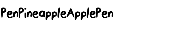 PenPineappleApplePen Medium.ttf