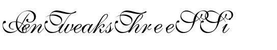 PenTweaksThreeSSi Regular.ttf