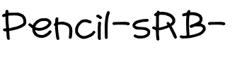 Pencil (sRB) Regular.ttf