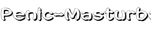 Penic Masturbata Regular.ttf