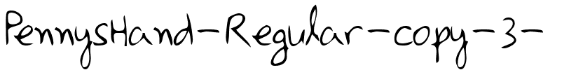 PennysHand Regular.ttf