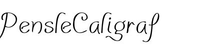 PensleCaligraf Regular.ttf