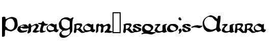 PentaGram’s Aurra Regular.ttf