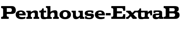 Penthouse-ExtraBold Regular.ttf