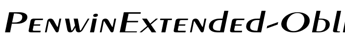 PenwinExtended Oblique.ttf