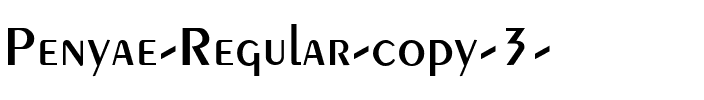 Penyae Regular.ttf