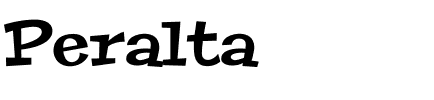 Peralta Regular.ttf