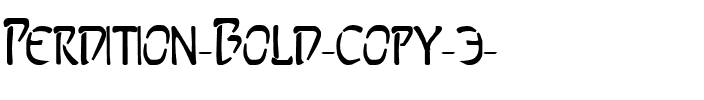 Perdition Bold Bold.ttf