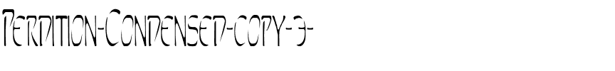 Perdition Condensed Condensed.ttf