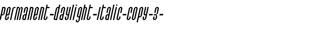 Permanent daylight Italic Regular.ttf