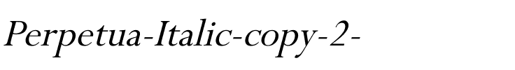 Perpetua Italic Italic.ttf