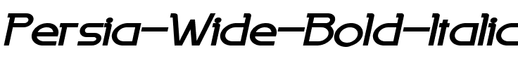 Persia Wide Bold Italic.ttf