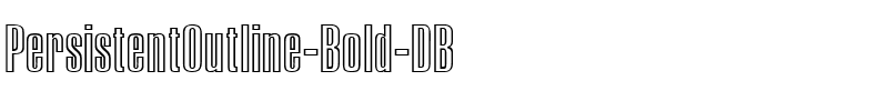 PersistentOutline DB Bold.ttf