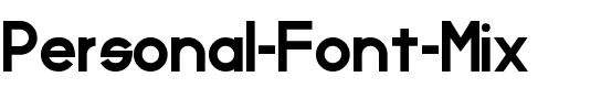 Personal Font Mix Normal.ttf