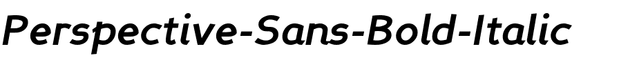 Perspective Sans Bold Italic.ttf