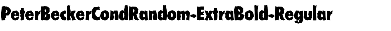 PeterBeckerCondRandom-ExtraBol d-Regular.ttf