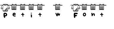 Petit-w Font Regular.ttf