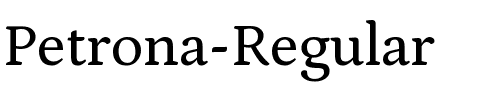 Petrona Regular.ttf