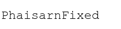 PhaisarnFixed Normal.ttf
