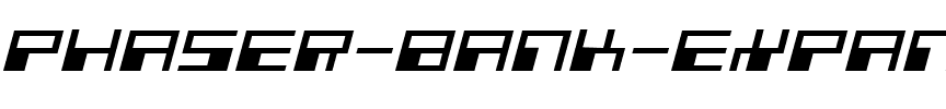 Phaser Bank Expanded Italic Expanded Italic.ttf