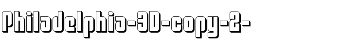 Philadelphia 3D Regular.ttf