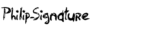 Philip’ Signature not included..ttf