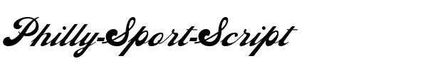 Philly Sport Script Regular.ttf