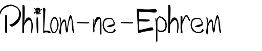Philomène & Ephrem Normal.ttf
