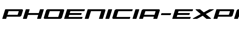 Phoenicia Expanded Italic Expanded Italic.ttf