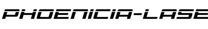 Phoenicia Laser Italic Italic.ttf