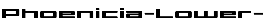 Phoenicia Lower Case Expanded Expanded.ttf