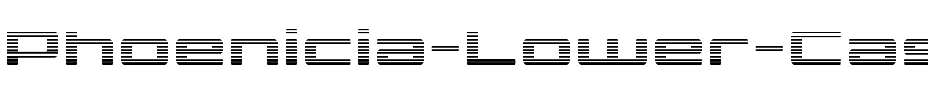 Phoenicia Lower Case Gradient Regular.ttf