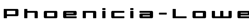 Phoenicia Lower Case Ttitle Ttitle.ttf